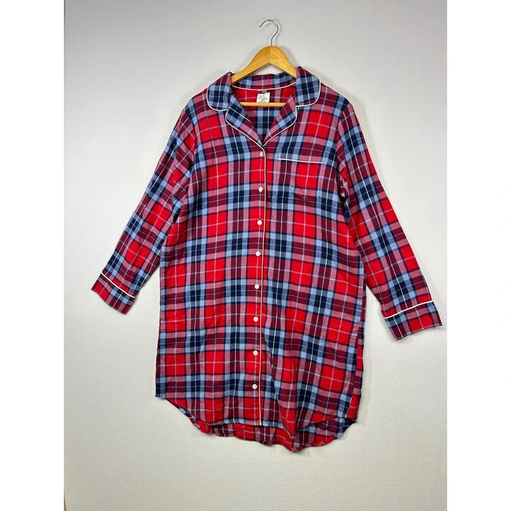Lands End classic flannel